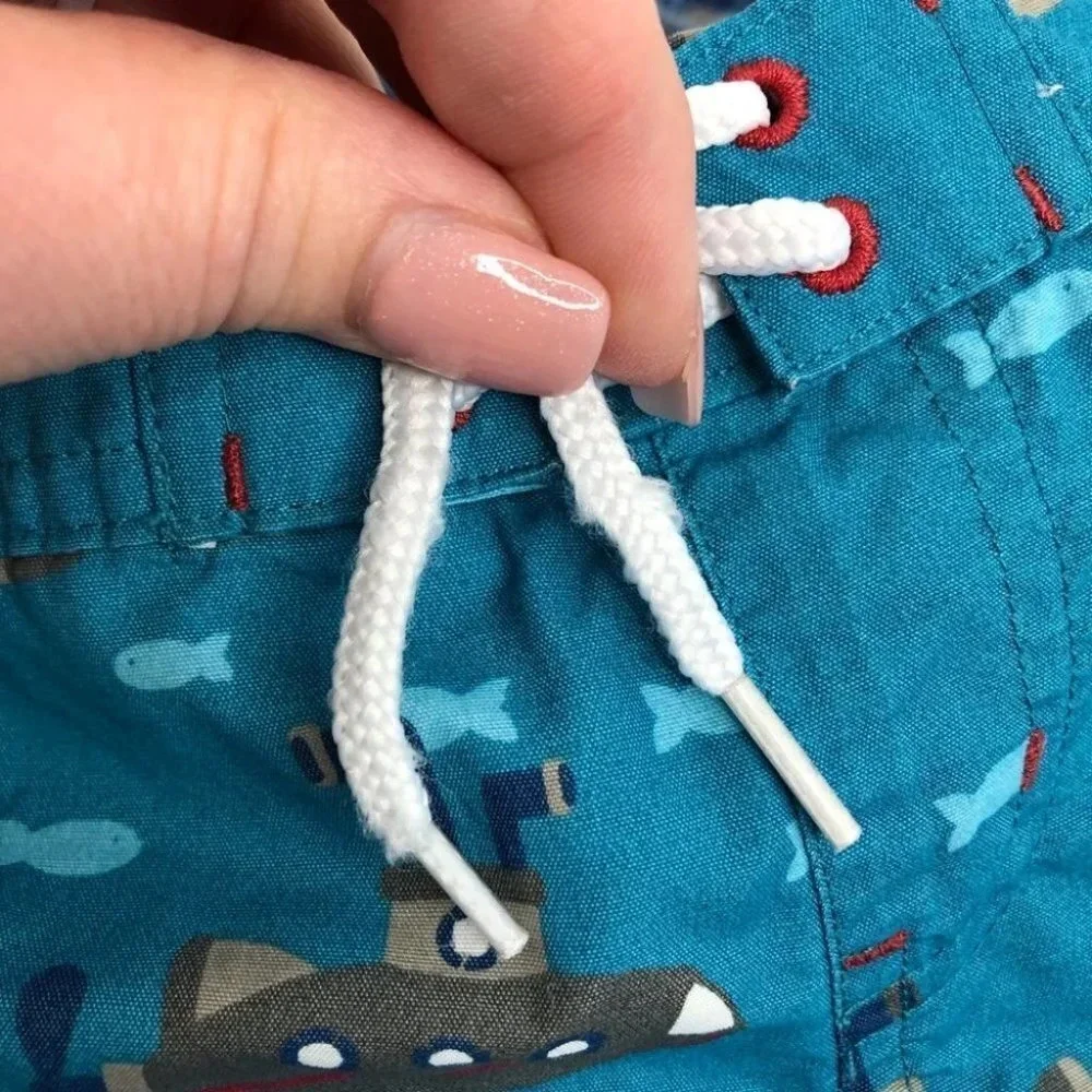Janie and Jack swim trunks blue‎ submarine size 0-3 months
